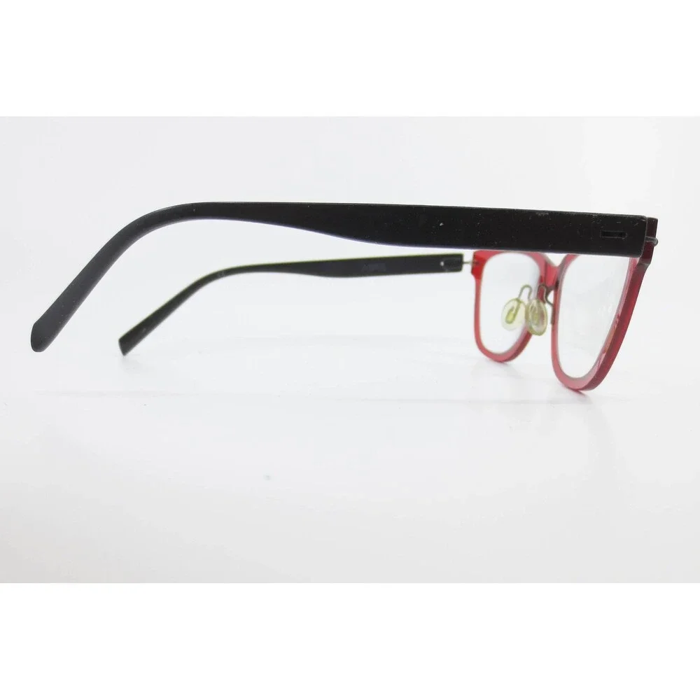 Aspire Eyeglasses Red Cat Eye Frame Black Temples 52-16-140 Women Designer 35507
